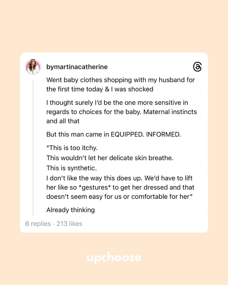 Teamwork ❤️⁠ And bonus points if your partner knows about organic cotton and the difference versus regular cotton 💚
⁠
Were you equipped and informed about baby clothes when pregnant? How did you do your research?
⁠
✍️ @ bymartinacatherine on Threads⁠