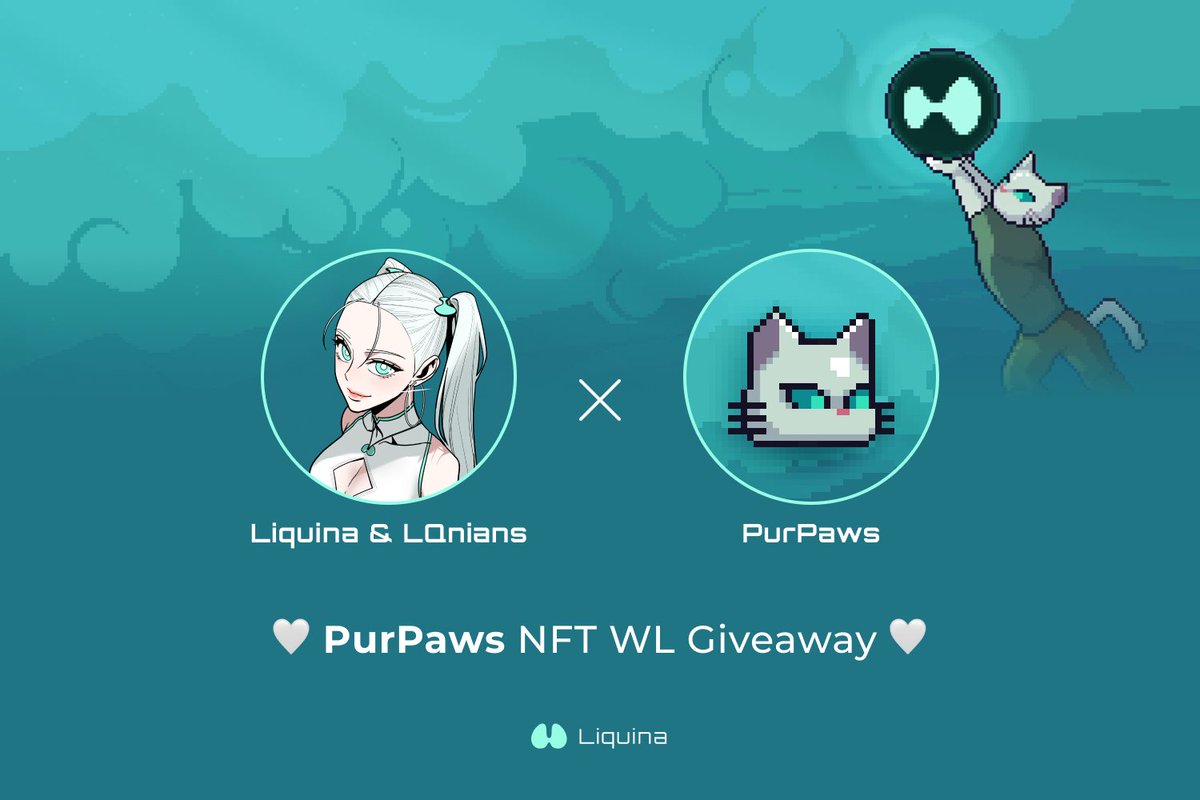 GM LQnians, PurrPaws now stands in support of Liquina &amp; LQnians. The Queen acknowledges this support with deep appreciation, as always.🤍

✅PurrPaws NFT
 • Mint price: TBD
 • Date: TBD 
 • Supply: TBD

✅GIVEAWAY: 25 Free price Spots
 • Raffle for holders with 50,000+ BP