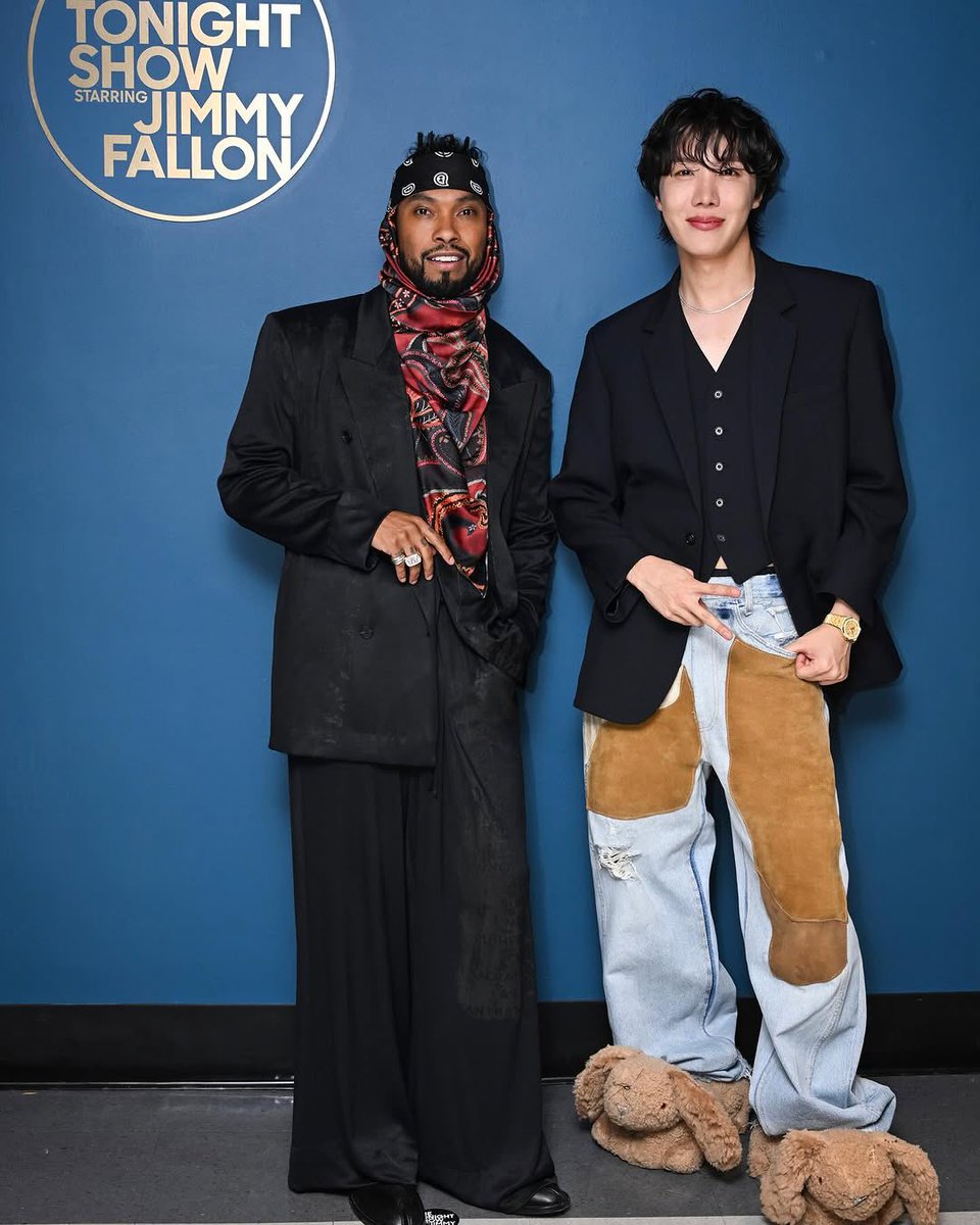 #Jhope on "The Tonight Show" with Miguel..

J-HOPE ON TONIGHT SHOW
J-HOPE IS COMING
#jhopeOnFallon
#jhope_SweetDreams