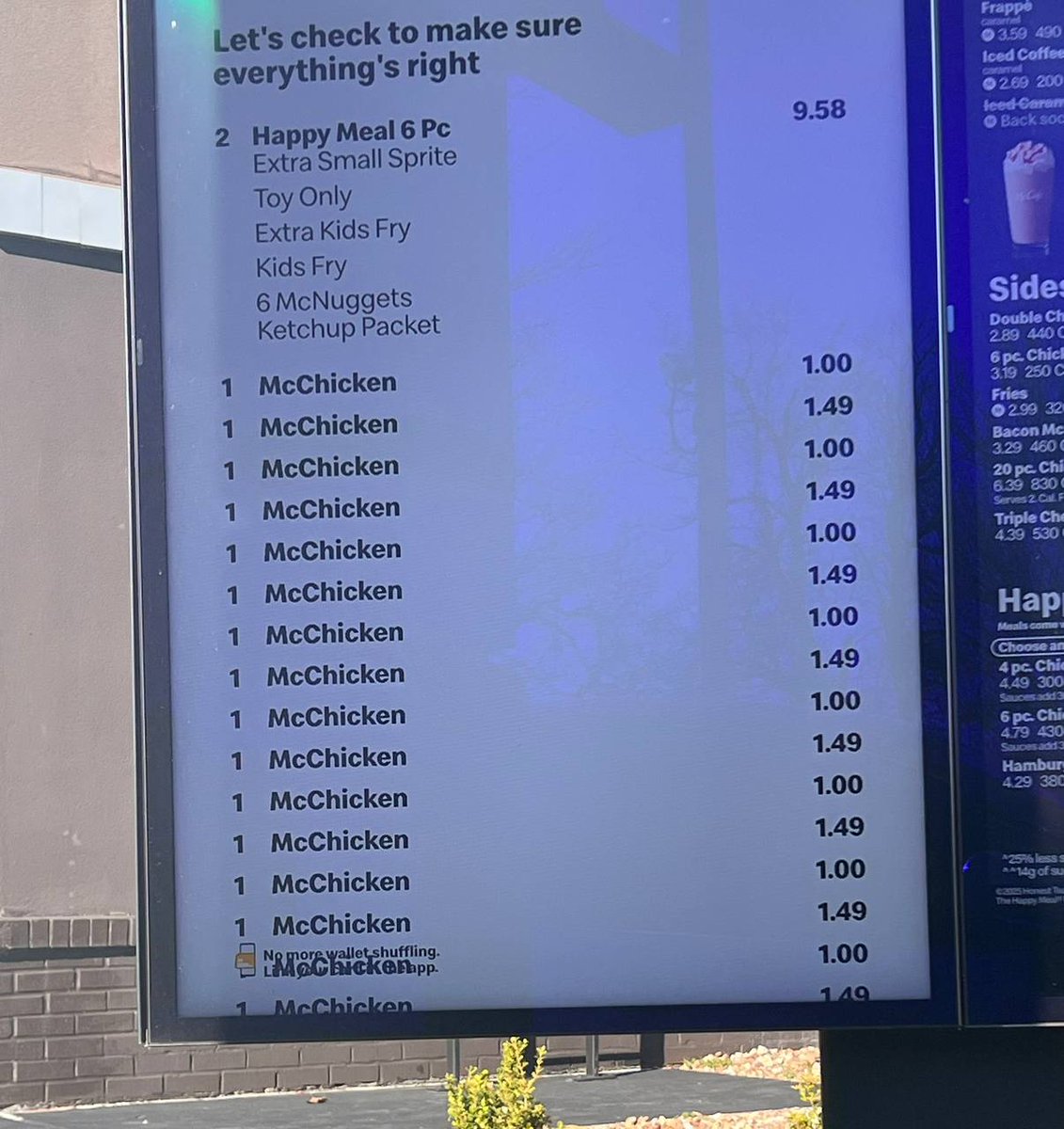 Just 0day'd the McDonald's drive-thru using a newly created technique called "Stack McChickens". You push McChickens onto the stack until the program McChickens.