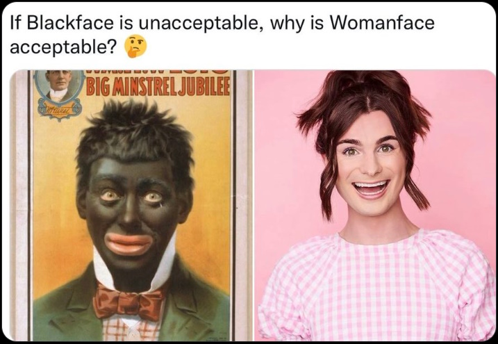BornSry's tweet photo. @dianasrosewolf @sappholives83 @ClaireMax Men don't get to "identify" as women.

Oppressors don't get the "identify" as the people they oppress. Everyone knows that's disgusting &amp; WRONG. https://t.co/Y5mYmGtnny