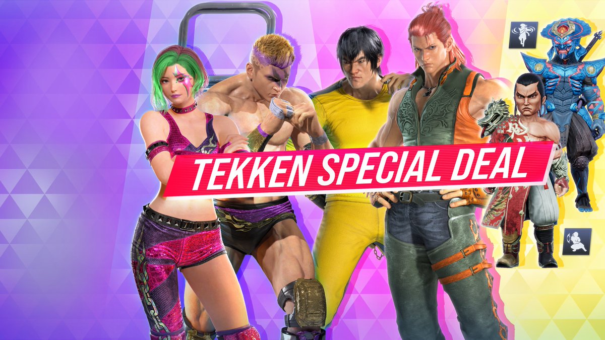 shootmans's tweet image. New with #TEKKEN8 March update:
- Classic Heihachi skin in the shop
- New ghosts to fight for art panels (Ling, Paul, Reina, Lee, Alisa)
- Wrestler + Classic Law + Classic Hwoarang skins on sale