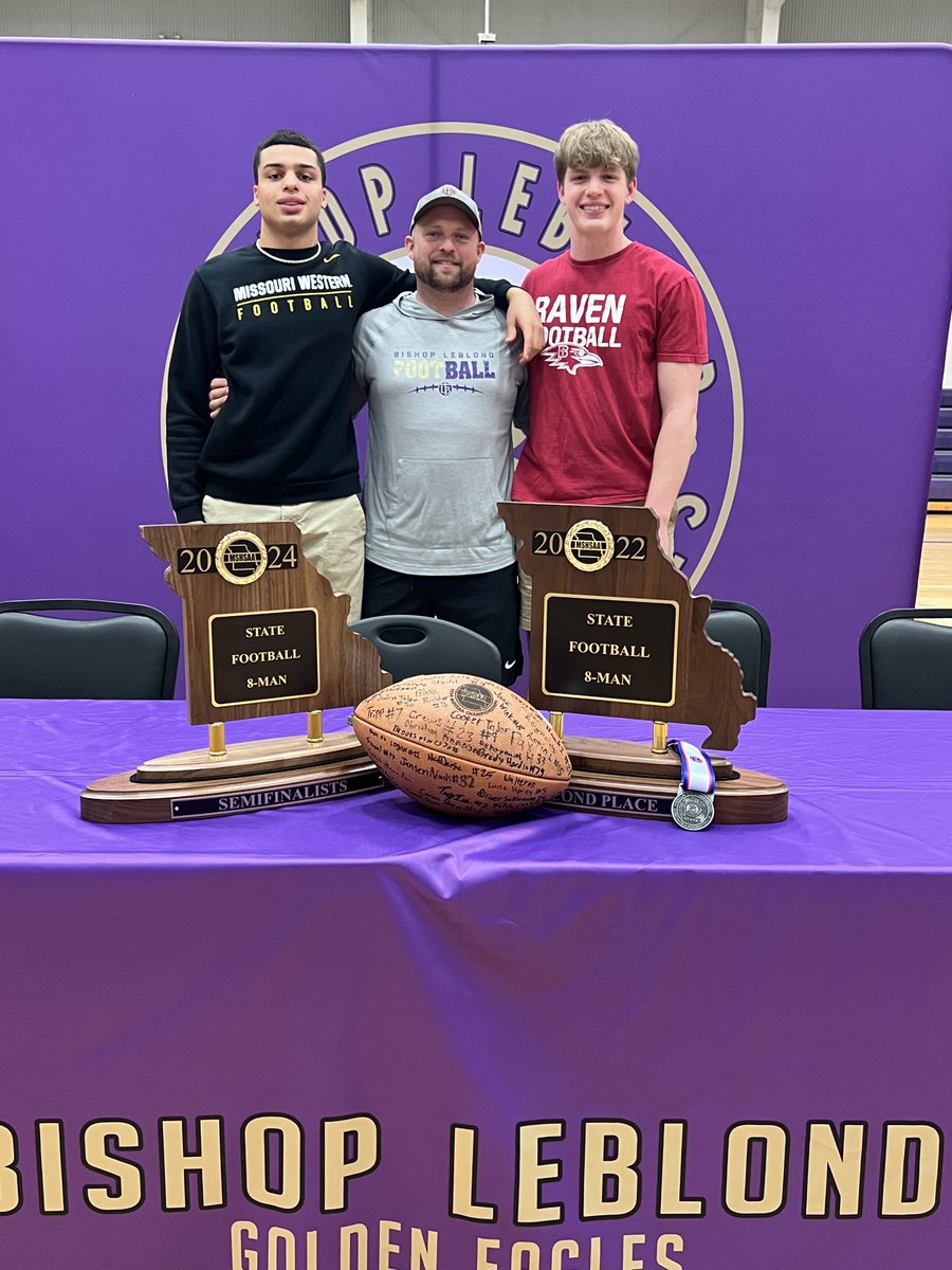 (I was slouching- I’m not that short) I couldn’t be more proud of the mark these two have left on LB football. Thanks for everything and can’t wait to follow you on your next step of the journey!