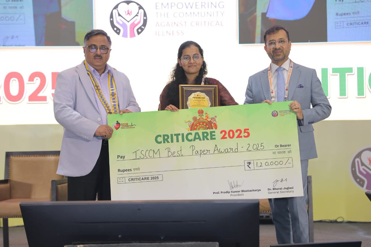Kajal (@kajal_pgi) on Twitter photo #ISCCM#Kochi 2025 showcased 💯 of scientific abstracts..my ❤️ swells with pride to share award winner of the first best..my mentee👏!!!
#keta#ICP#TBI .immense thx🙏 to #PGIMER for staunch support <a href="/isccmnational/">ISCCM</a> <a href="/dpgi_chandigarh/">dpgimerchd</a> <a href="/SheilaMyatra/">Sheila Myatra</a> <a href="/drarunbansal/">Arun Bansal</a> #ISCCM#Kochi 2025 showcased 💯 of scientific abstracts..my ❤️ swells with pride to share award winner of the first best..my mentee👏!!!
#keta#ICP#TBI .immense thx🙏 to #PGIMER for staunch support <a href="/isccmnational/">ISCCM</a> <a href="/dpgi_chandigarh/">dpgimerchd</a> <a href="/SheilaMyatra/">Sheila Myatra</a> <a href="/drarunbansal/">Arun Bansal</a>