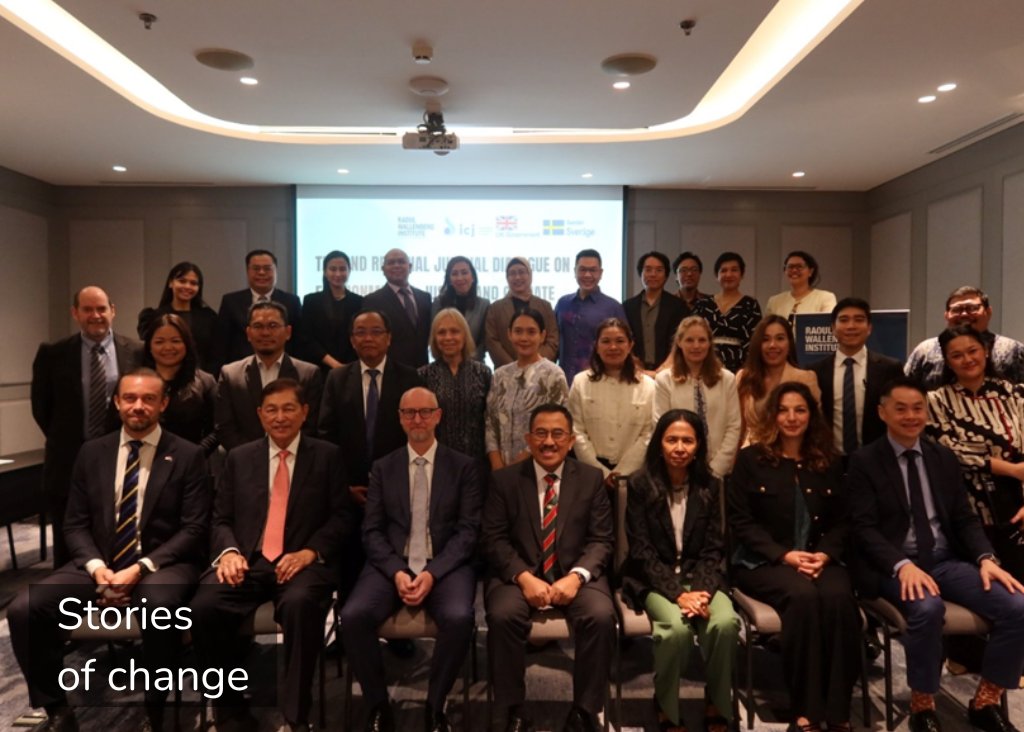 Sweden supports environmental rule of law in Southeast Asia. In collaboration with Sida, the WRI and the ICJ, the 2nd Regional Judicial Dialogue took place in Jakarta in February and a Guidebook on Environmental Case Procedures to be developed. #Storiesofchange