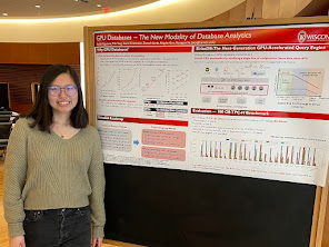 Abigale Kim (@abigalekim.bsky.social) (@abigale_kim) on Twitter photo this past Friday, I presented a poster at <a href="/WisconsinCS/">UWāMadison Computer Sciences</a> visit days on our research group's cool new GPU-accelerated DBMS, <a href="/siriusgpudb/">Sirius DB</a> !
cc: <a href="/xiangyao_yu/">Xiangyao Yu</a> <a href="/bwyogatama/">Bobbi Yogatama</a> <a href="/wiscdb/">Wisconsin DB Group (@wiscdb.bsky.social)</a> this past Friday, I presented a poster at <a href="/WisconsinCS/">UWāMadison Computer Sciences</a> visit days on our research group's cool new GPU-accelerated DBMS, <a href="/siriusgpudb/">Sirius DB</a> !
cc: <a href="/xiangyao_yu/">Xiangyao Yu</a> <a href="/bwyogatama/">Bobbi Yogatama</a> <a href="/wiscdb/">Wisconsin DB Group (@wiscdb.bsky.social)</a>