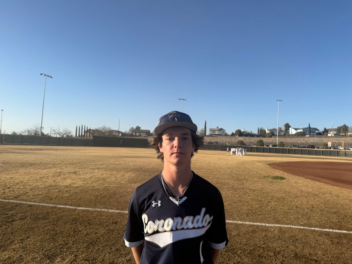 Jackson Gross of the Coronado HS baseball team has established himself as a top hitter, pitcher and infielder