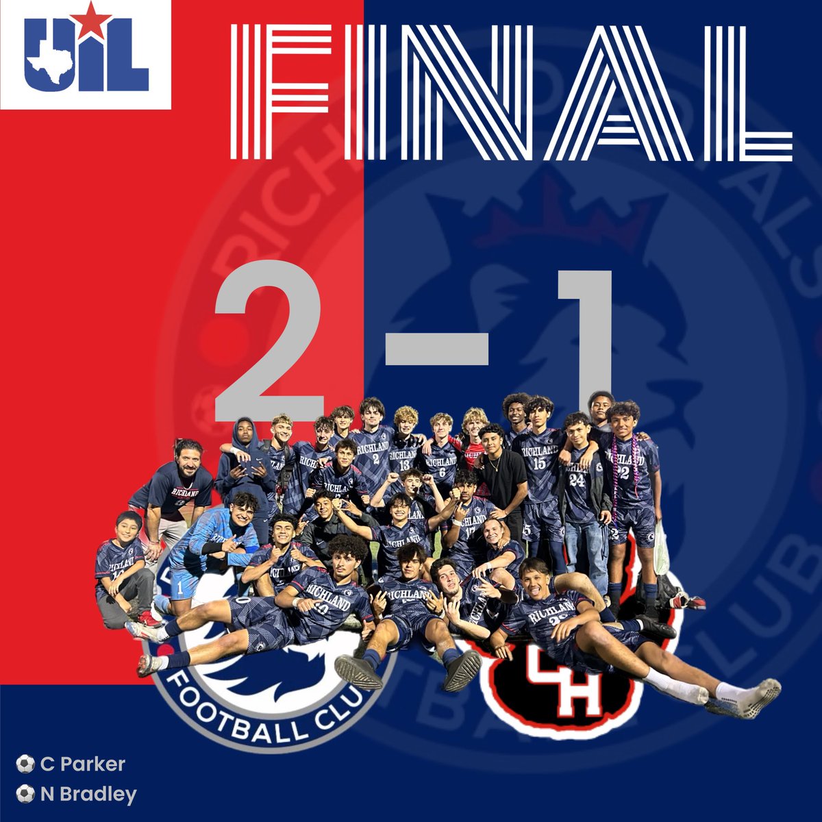 RoyalsSoccerRHS's tweet photo. 🚨🚨🚨After six long years, your Royals FC are in the playoffs!! 🚨🚨🚨

With the last district game, this team played for each other determined not to let their season end tonight! #PPR #RUR 
@LethalSoccer @tascosoccer @RHSGAMEDAY @Richlandhigh @BirdvilleISD @ihss_dfw @Gosset41 https://t.co/qSDFyEunec