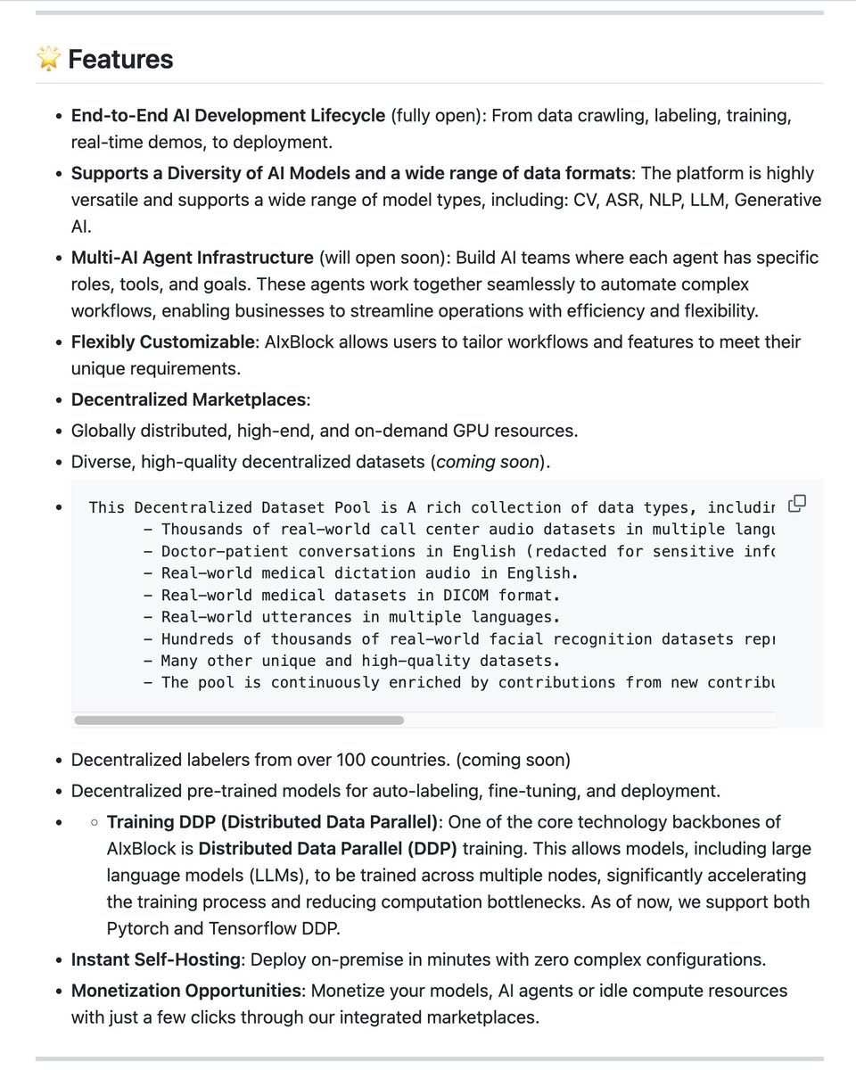 AIxBlock tweet media