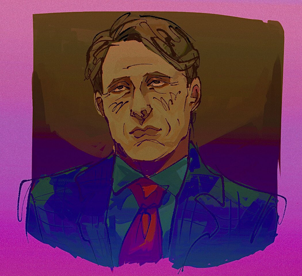 BiohazardMist's tweet image. I drew Hannibal Lecter for @_cage01 

Ty for the fan I’m no longer hot.. for now..

#Hannibal
#HannibalLecter