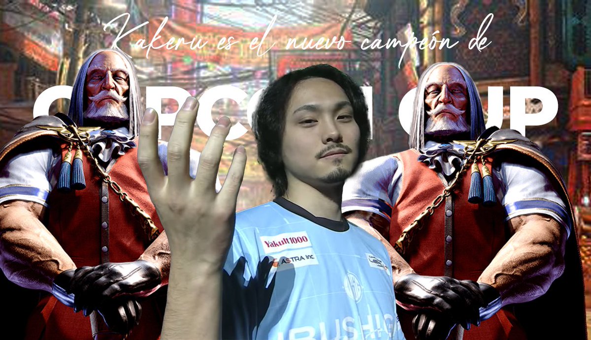 fdnewsok's tweet photo. Volví a Youtube gente. Kakeru es el campeón de la #CapcomcupXI. Apoyo por acá.
▶️https://t.co/QqhoG86DuT https://t.co/62KvvGUpTI