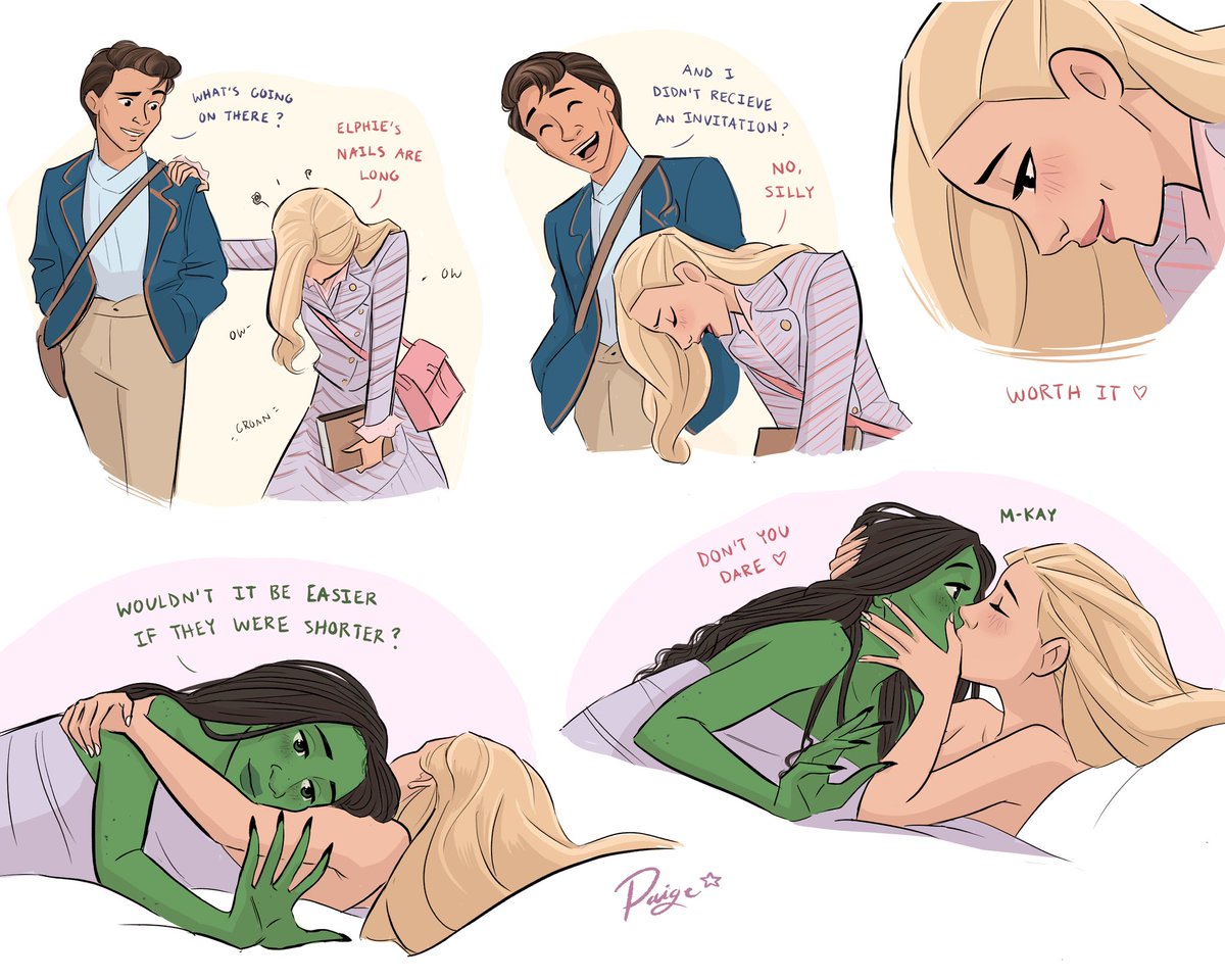 Paiges_of_Art's tweet photo. i’m sure we’ve all wondered 💅

#gelphie #wicked https://t.co/bWtm9mqBOq