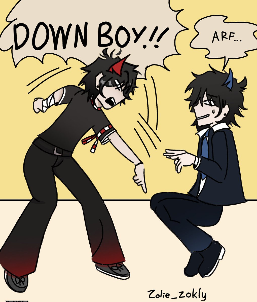 DOWN BOY!! #yeosm #blayxkan