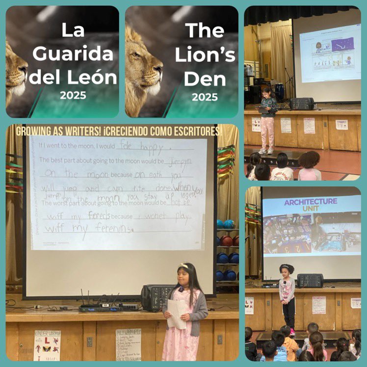 Leticia Valadez, Ed.D. (@letvaladez) on Twitter photo The Lion’s Den, la guarida del leon, is a community gathering where learning, growth, and character are celebrated! This student-led forum shines light on our collective goals and aspirations. #d100inspires Pride, Curiosity, Global Responsibility 🦁 <a href="/KomenskyLions/">Komensky School</a> The Lion’s Den, la guarida del leon, is a community gathering where learning, growth, and character are celebrated! This student-led forum shines light on our collective goals and aspirations. #d100inspires Pride, Curiosity, Global Responsibility 🦁 <a href="/KomenskyLions/">Komensky School</a>
