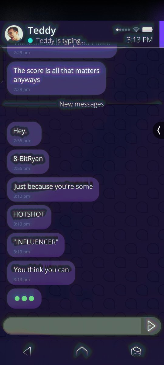 Hey <a href="/IAm8BitRyan/">8-BitRyan</a> I re-watched your Simulacra Pipe Dreams Let's play and you mentioned that your not sure if that where just an coincidence or an real Easter Egg,
typing your channel name as player name and getting those messages is indeed an easter egg tried it out my self today