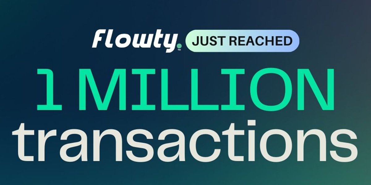 Flowty Hit One Million Transactions 🎉

To celebrate this epic milestone, I'm teaming up with <a href="/flowty_io/">Flowty</a> to give away 1,000 FLOW Token for Flowty Shopping Sprees!

❤️♻️ Like &amp; Share
⭐️ Post a brief message congratulating Flowty, and tag <a href="/flow_blockchain/">Flow.com</a> &amp; <a href="/flowty_io/">Flowty</a>
💎 10 Winners