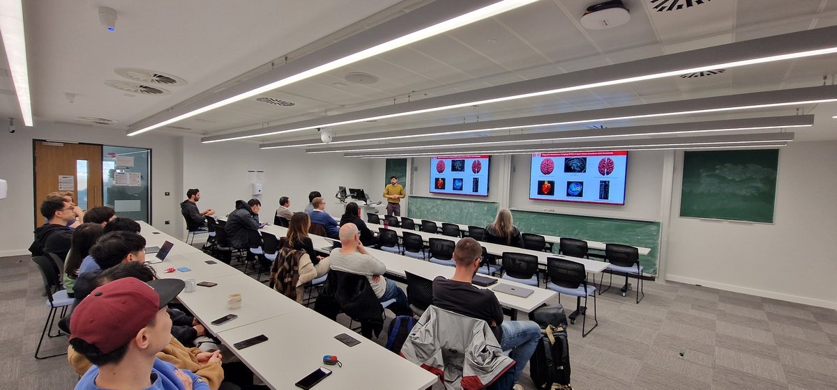 On 26th Feb, our section's Dr Marco Palombo presented an Exciting #vLunch seminar, "Towards Sustainable and Green Solutions in AI-Powered Medical Imaging." 🌱🧠💡

A fascinating discussion on making AI in healthcare more efficient and environmentally friendly! #AI #MedicalImaging