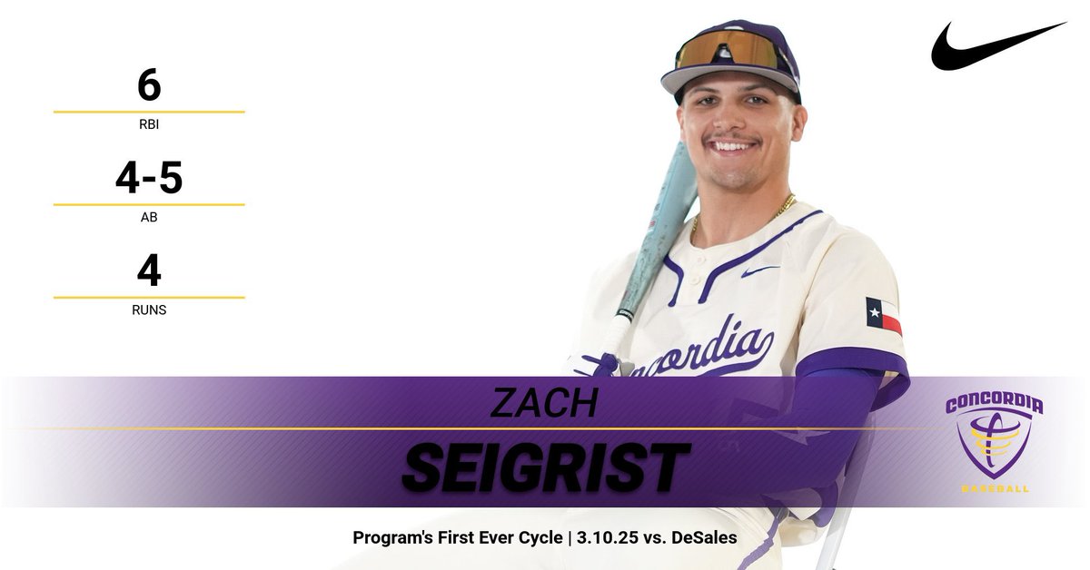 FIRST EVER CYCLE IN PROGRAM HISTORY😱

Zach Seigrist had himself a day for the ages! 

#tornadosriseup🌪️ | #ctxsocial