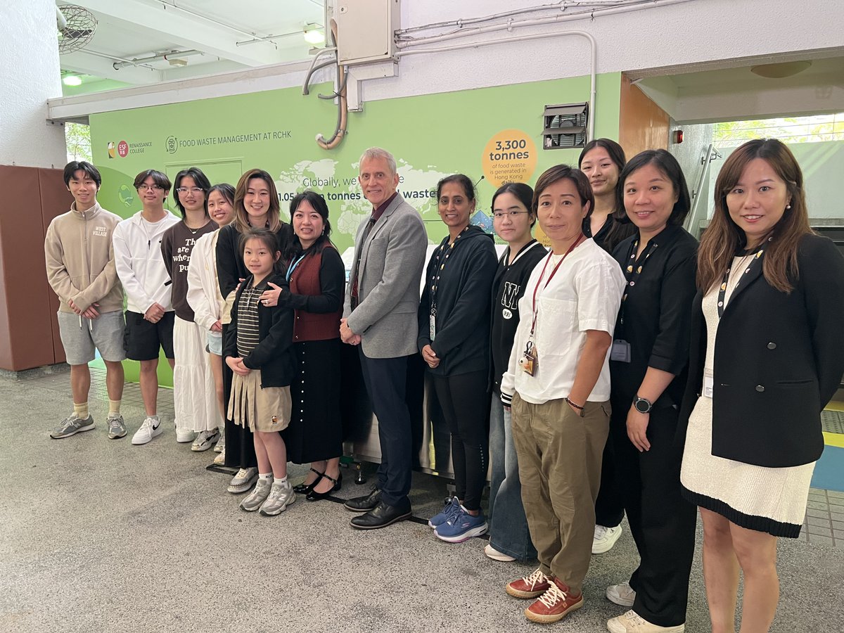 RCHKschool's tweet image. 24 hours: Food waste to eco-friendly liquid! 🌿 RCHK's biodigester, sponsored by a parent, is a game-changer. Thanks RAPT &amp;amp; Sodexo! #RCHKSustainability #Biodigester