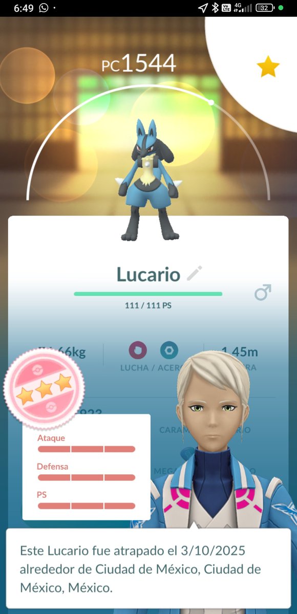The_Worki's tweet image. Digan lo que digan... Jajaja... Mi primera incursión por Lucario y me salió este... Jajaja

#Pokemon #pokemongo #pokemonraid #lucario