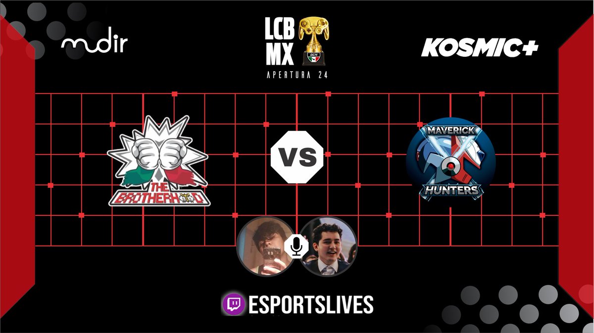 🏆 Liga de Crew Battles OCM - Apertura 2024 🏆

🔥 ¡Losers Ronda 1 - EN VIVO! 🔥

⚔️ <a href="/Th3_Brotherh00D/">Brotherhood69</a> 🆚 <a href="/MHunters_clan/">Maverick Hunters</a> ⚔️
¡No hay segundas oportunidades! Quien pierda se despide del torneo 😨🔥

🎙️ Casters: <a href="/lopunnyboy09/">Lopunnyboy09</a> &amp; <a href="/SaloTweets/">Solo Salo</a>

📺 ¡Conéctate ya! twitch.tv/esportslives