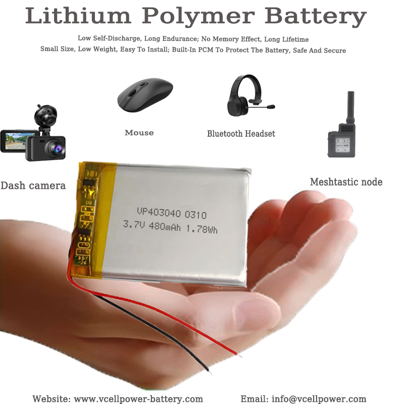 VcellCo's tweet image. VP403040 3.7V 480mAh Li-Polymer Battery For Bluetooth Device, 100% Brand New, Quality Assurance, Welcome To Inquiry!
🌐 vcellpower-battery.com
📧 info@vcellpower.com

#lipobattery #batterymanufacturer #Meshtasticnode #BluetoothHeadset #Dashcamera #mouse #diyproject