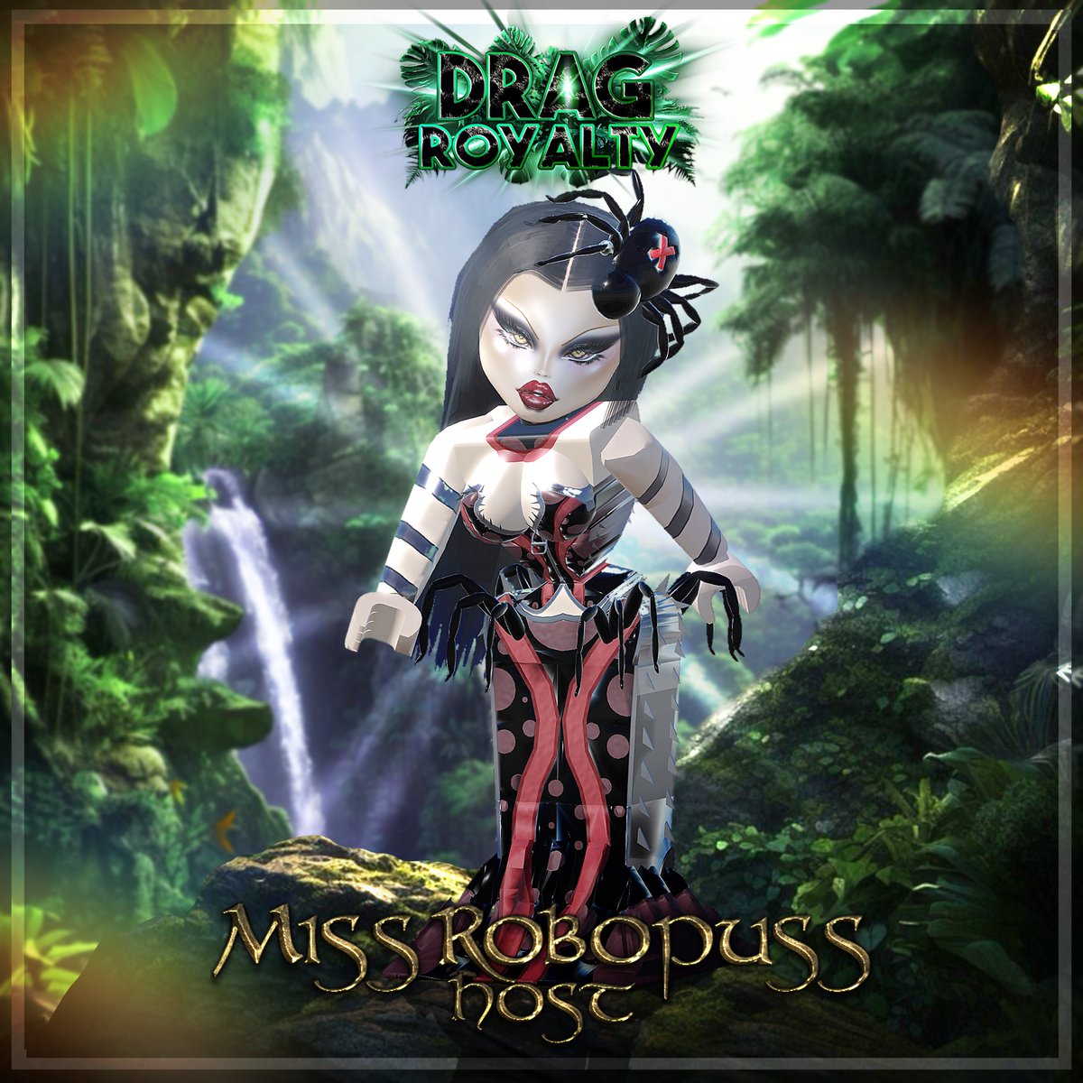 royale_drag's tweet photo. This Host bites... 
@Miss_Robopuss 

Tune in tomorrow for Season 2 of Drag Royalty Cast Roveal at 2pm PST!

join the discord to watch the entire season.
https://t.co/VvgpnaC2l3 https://t.co/aRi4BZhcsk
