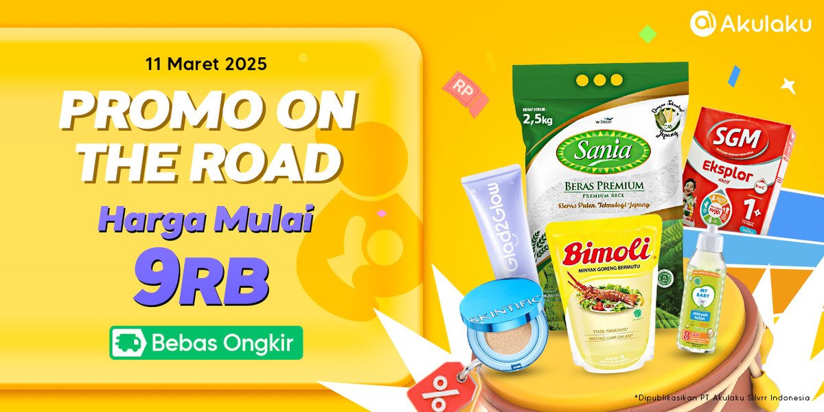 akulakuID's tweet photo. Dompet aman saat Ramadan✨
Serbu kuuy Clearance Sale HARGA MULAI 9RB + BEBAS ONGKIR🛒
Klik di sini 👉 https://t.co/Paybs4mG9m
#PromoBBF #ClearanceSale #RamadanRayaSale #GilaDiskon #AkulakuIndonesia https://t.co/exRPFdz8ZH