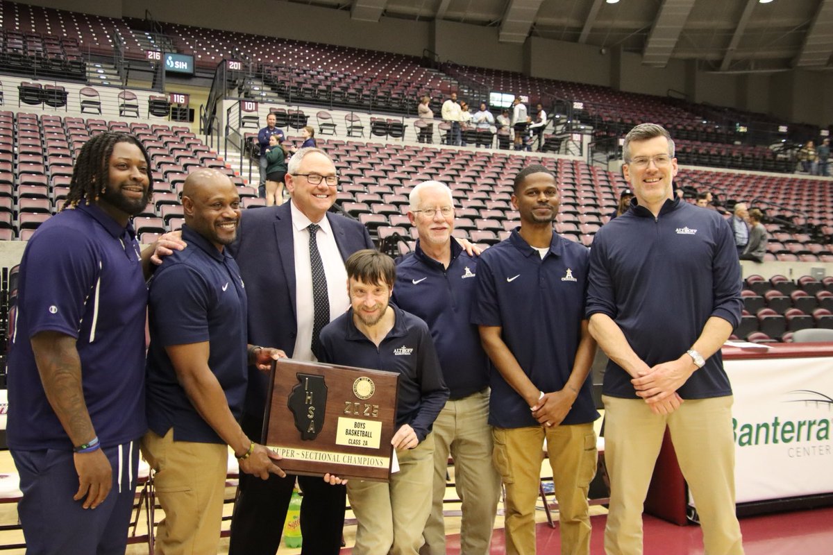 My Crew! From left to right:  Keenen Young (2016), David Ladipo (1999), Dr Walsh (Brother Rice 1968), William Whigham (2006), Pat McEvilly (2000), and lastly Nate the Great Brutto, acquired in a trade with East