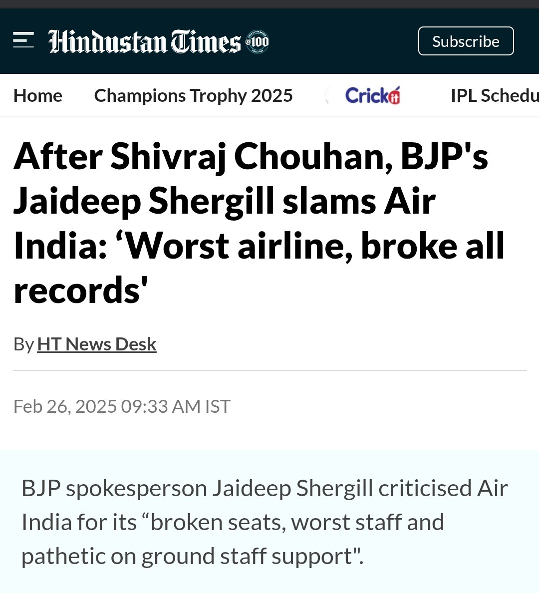 bugbuns1's tweet photo. @manish13121989 @Vinamralongani @airindia @Boeing @DGCAIndia Surprised you have still not been blocked for questioning them. Do not expect #Accountability from them. I hope to see a new vibrant experience. Hope till then they improve their CXO team n policies n become more customer responsive. @DGCAIndia https://t.co/44hGoRfxbj