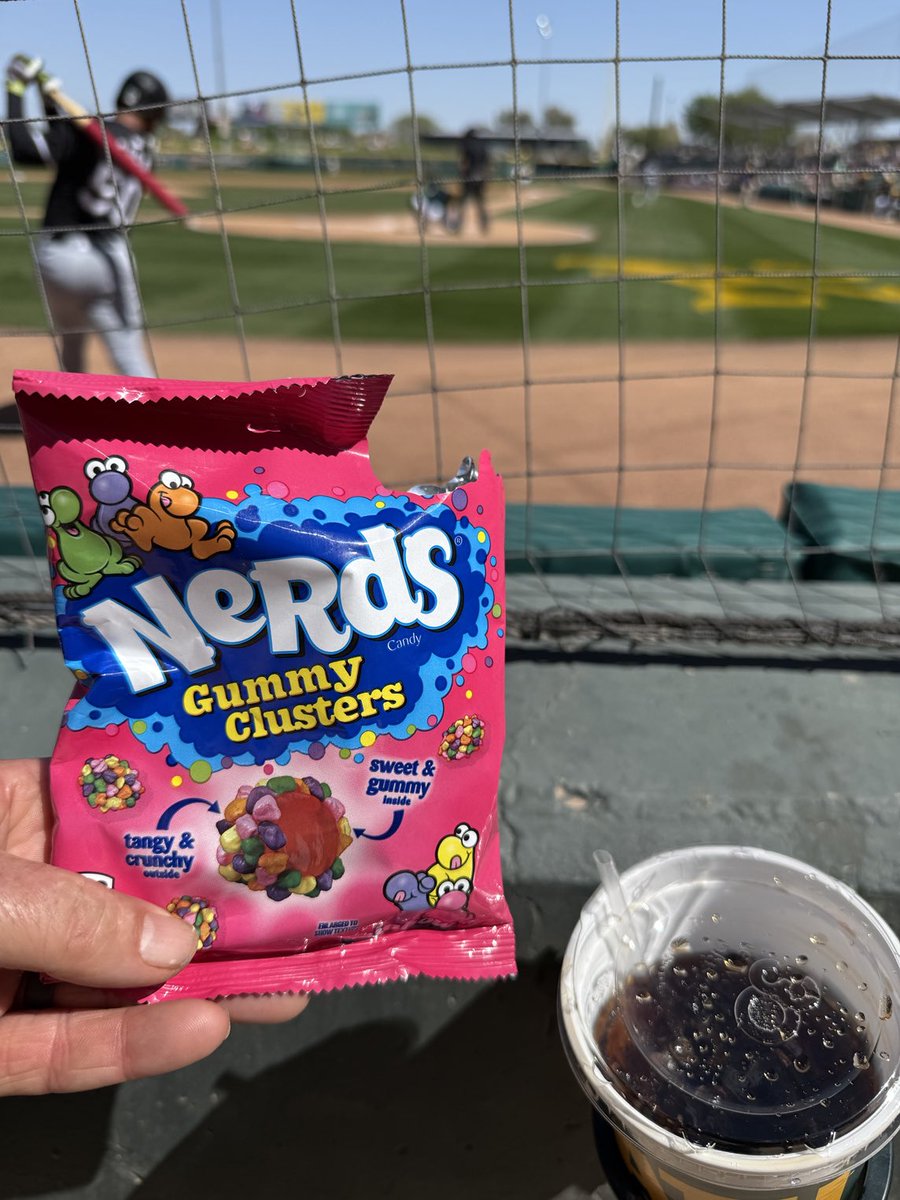 Spring Training. Ball on leather. Crack of the bat. Crunch of nerds on gummies. It’s the best⚾️