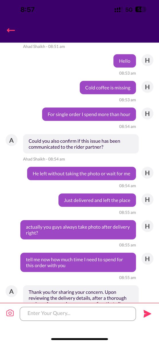 heath_deadpoll's tweet photo. @ZeptoNow Really disappointed with my recent order. Delivery was delayed, and one product (cold coffee) was missing. Customer support refuses to help despite paying in full. This is unacceptable! Fix this ASAP. #Zepto #BadService #DeliveryFail @consumerforum_ https://t.co/81FHEqxXre