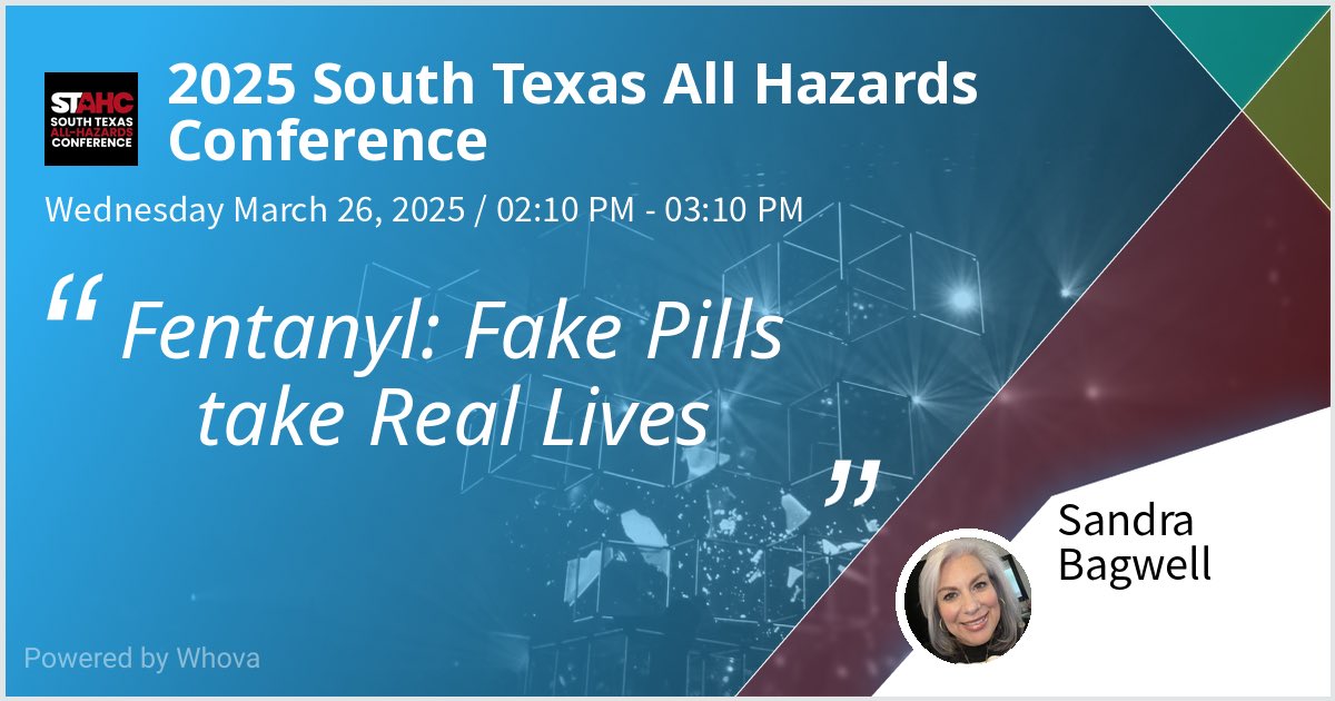 I am speaking at 2025 South Texas All Hazards Conference. Please check out my talk if you're attending the event!  - via #Whova event app