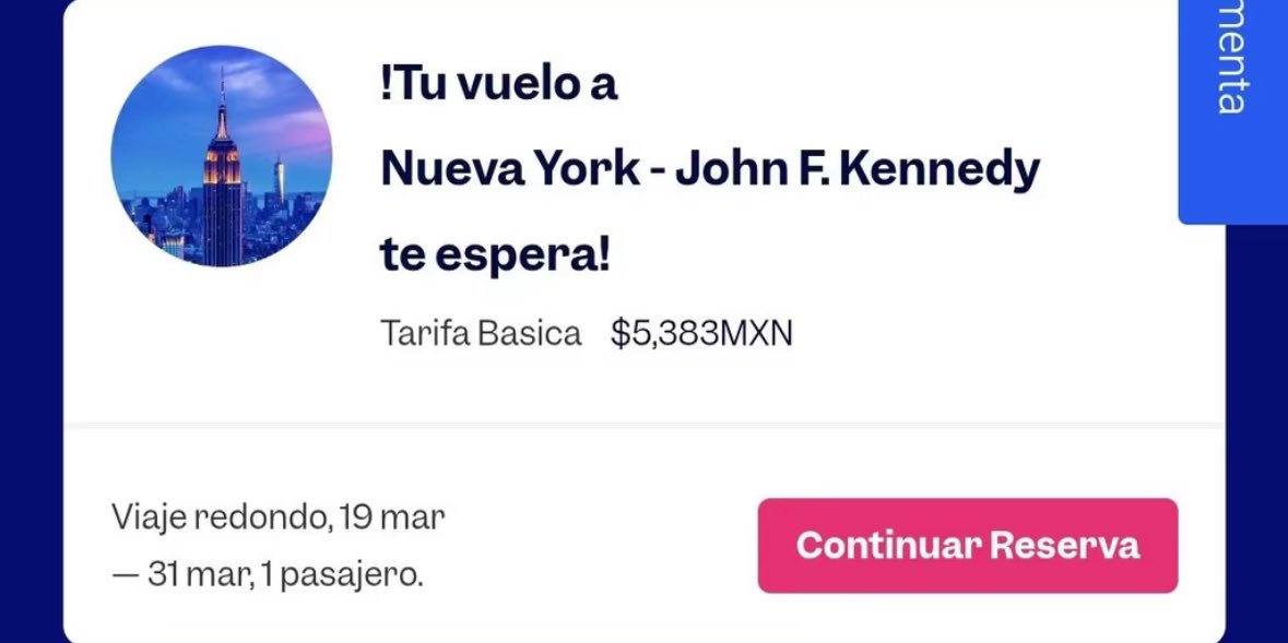Mireeen hay vuelos a Nueva York a súper precio en Aeromexico 😱