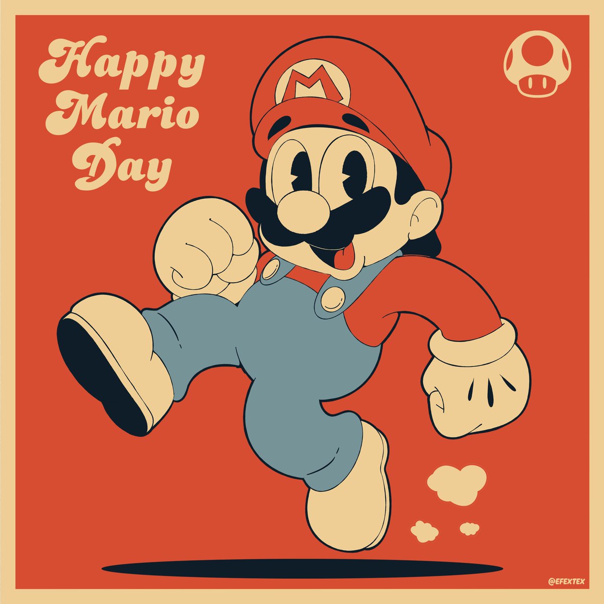 EFEXTEX's tweet photo. Happy Mario Day! 🍄

 #MAR10Day #SuperMarioBros https://t.co/8ZpfxqG1eW