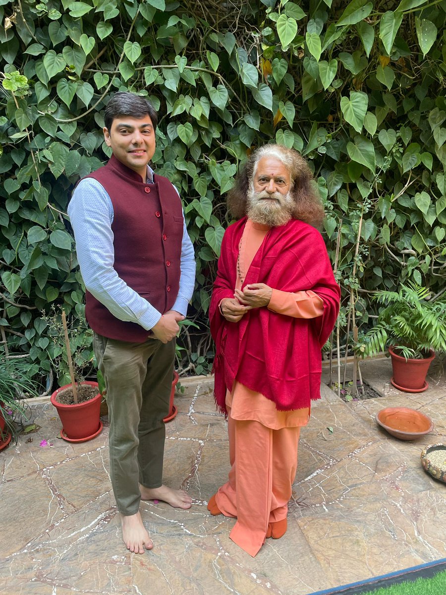 IChamberOrg's tweet photo. Honored to meet H.H. Pujya Swami Chidanand Saraswati Ji and receive his blessings. Had an insightful discussion on Project ONE FUTURE and the role of SSGs in rural transformation. Gratefully extended a warm invitation for him to be the Chief Guest at the Rural Economic Forum 2025 to showcase Bharat’s story to the world, inspiring youth to reconnect with their roots. 🙏 #OneFuture #RuralTransformation #BharatStory #REF2025
