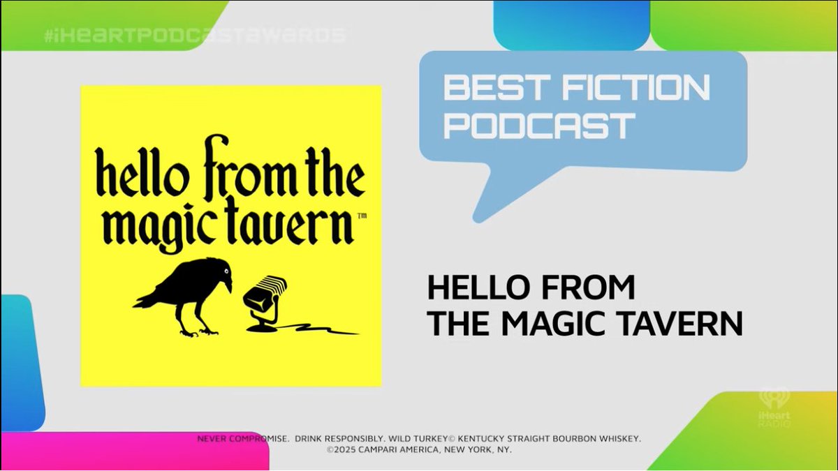 We won! #iheartpodcastawards