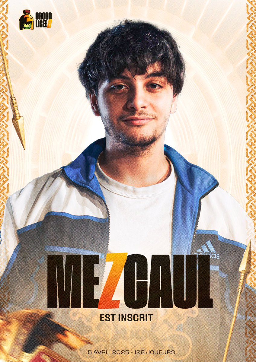 CrocoCorp🐊 (@crococorp_) on Twitter photo Fraîchement sponsorisé par Asura, le meilleur Ridley Européen nous honorera de sa présence le 5 avril prochain !
<a href="/Mezcaul/">ASU Mezcaul</a> sera au Crocolisée 2
Pour vous inscrire, c’est ici : start.gg/crocolisee2 Fraîchement sponsorisé par Asura, le meilleur Ridley Européen nous honorera de sa présence le 5 avril prochain !
<a href="/Mezcaul/">ASU Mezcaul</a> sera au Crocolisée 2
Pour vous inscrire, c’est ici : start.gg/crocolisee2