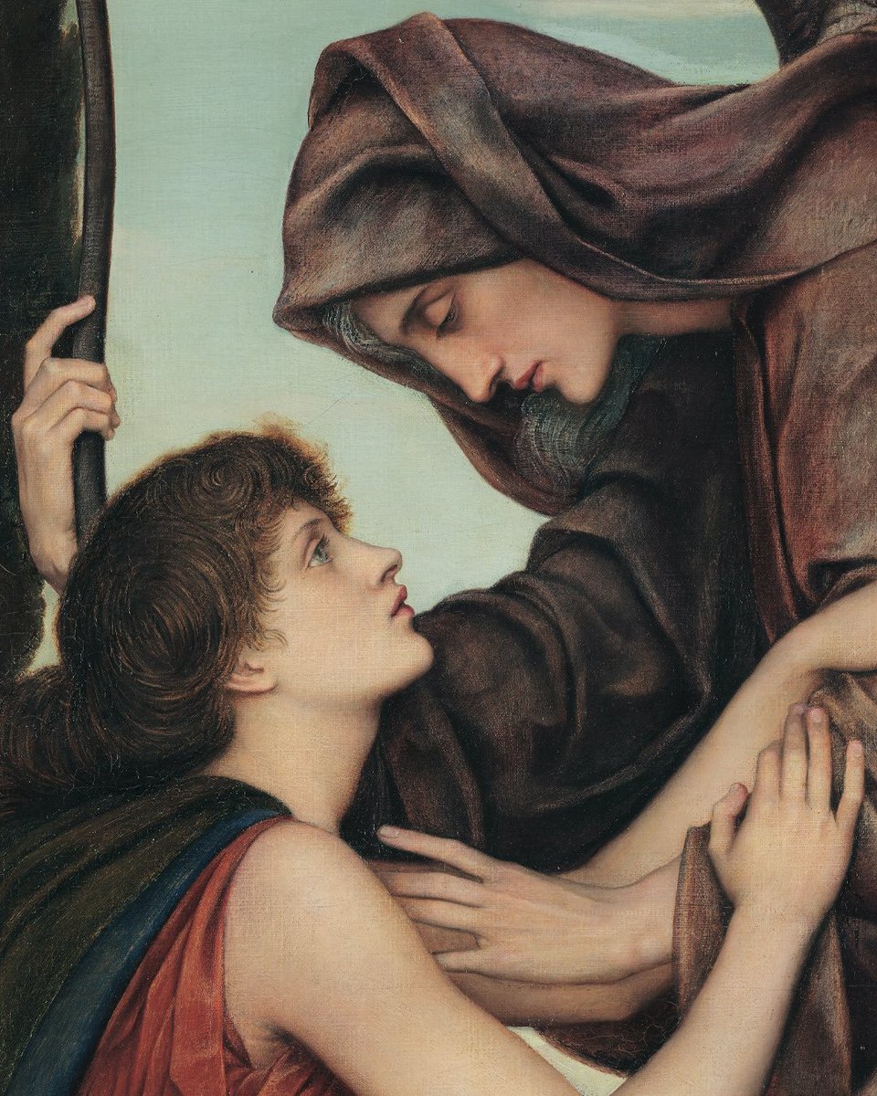 GodsWhisper777's tweet photo. Evelyn De Morgan (1855-1919), The Angel of Death, 1880, oil on canvas https://t.co/kv0LrE5vxt