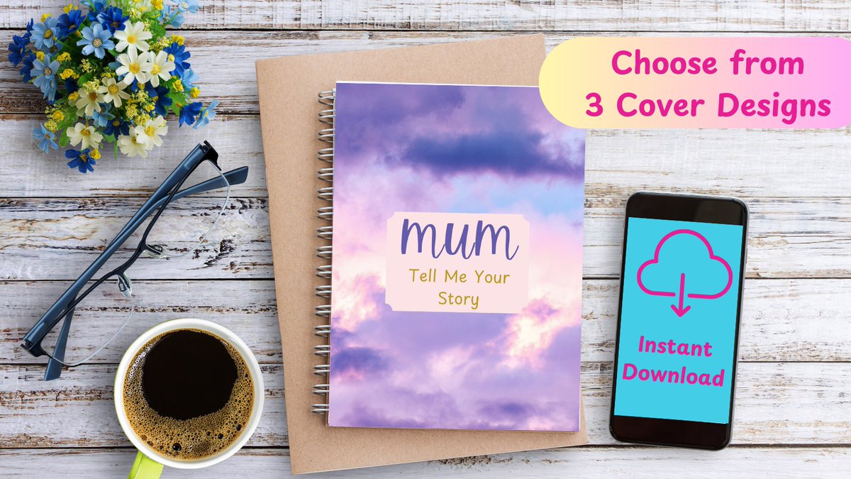 📖 This Mum Memory Book isn’t just a journal—it’s a way to honour her life story, thoughts &amp; experiences in a meaningful way. 💖 A true family treasure!

🛍 Grab yours here → etsy.com/uk/listing/185…

#MumMemories #GiftForHer #FamilyKeepsake #EtsySeller #EtsyShop