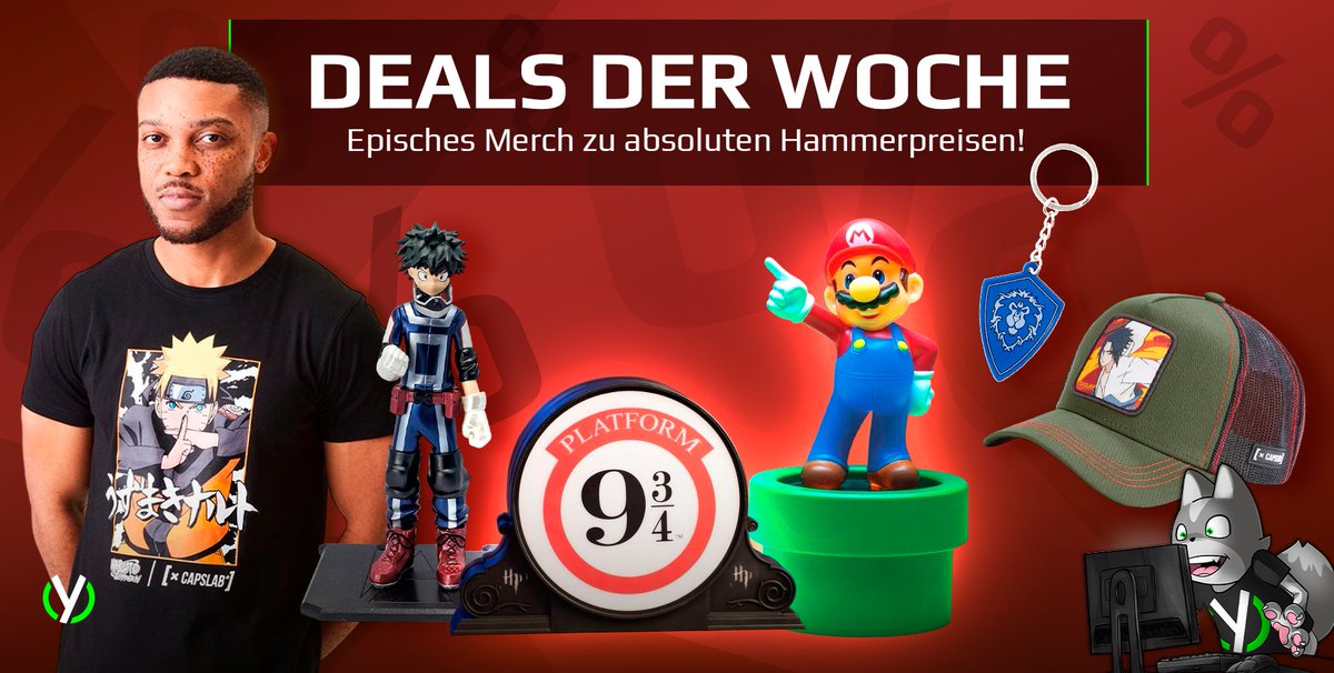 🚨 Deals der Woche bei Yvolve! 📷 
yvolve.shop/collections/we…

Jede Woche neue Angebote auf deine Lieblingsprodukte! 📷
#sale #Gaming #naruto #mario