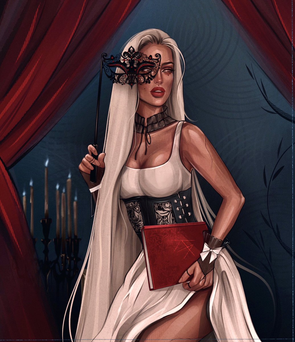 GM with NEW ❤️

꧁༺ 𝓓𝓲𝓪𝓻𝔂  ༻꧂

“She was merely an actress in a grand play, a keeper of scripts on delicate pages, devoted and bound by every role she had played and yet to play…”

1/1
Hand drawn ✍🏼

Details ⤵️