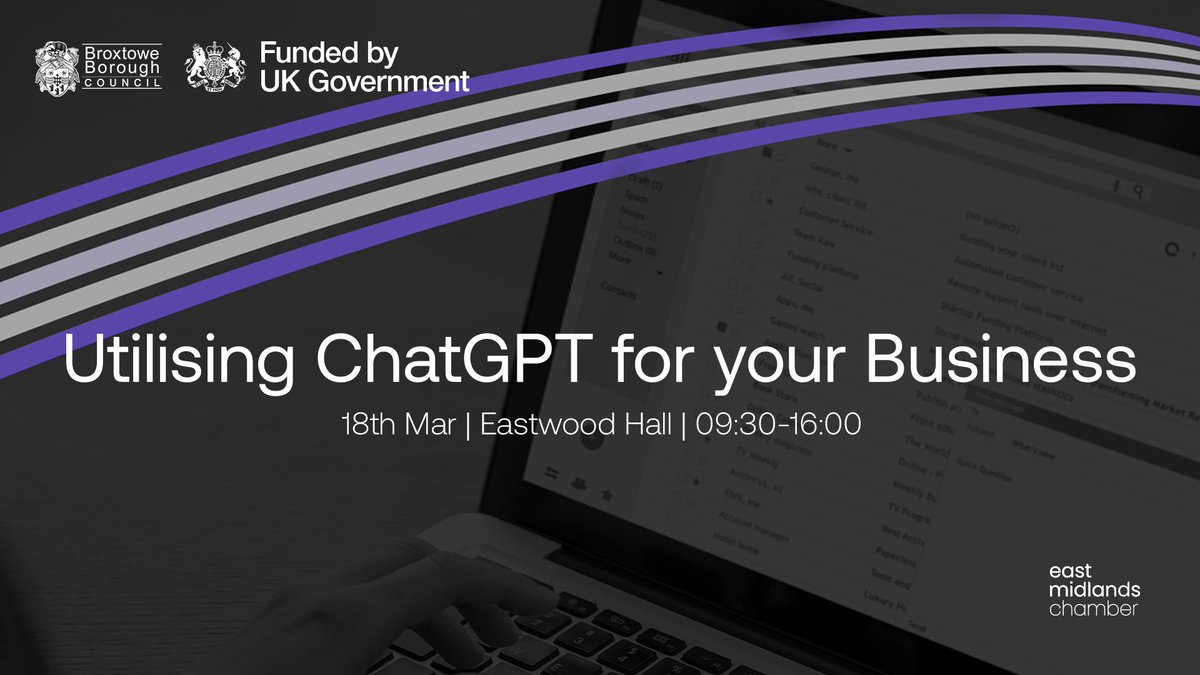 broxtowebc's tweet image. FREE Workshop: If you’re ready to harness the power of AI within your business, join expert Martin Broadhurst and discover how you can use ChatGPT.

Utilising ChatGPT for your Business
📅18 Mar | Eastwood Hall, Broxtowe

🔗 bit.ly/4iyKszT
#UKSPF #Accelerator #AI #ChatGPT