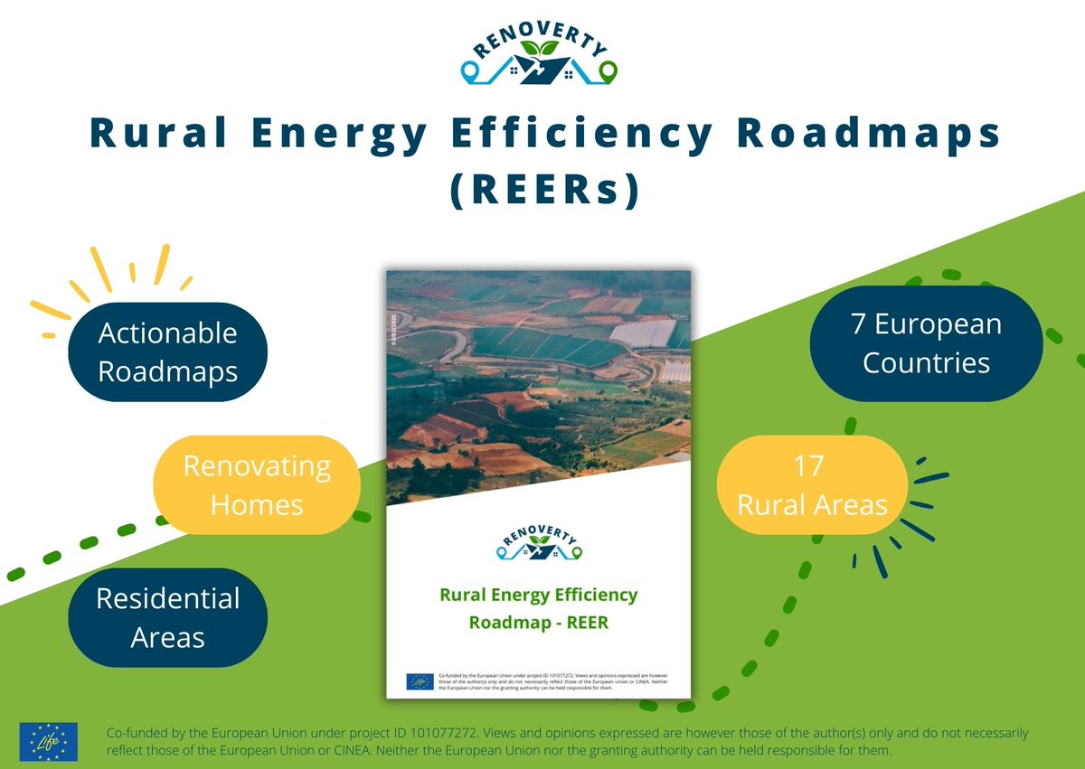 🏡 Our new Rural Renovation Roadmaps guide homeowners in 7 EU countries towards sustainable futures free from energy poverty! 

➡️ Read our practical guides for energy-efficient renovation in rural communities: ieecp.org/2025/02/28/new…

#LIFEAmplifiers