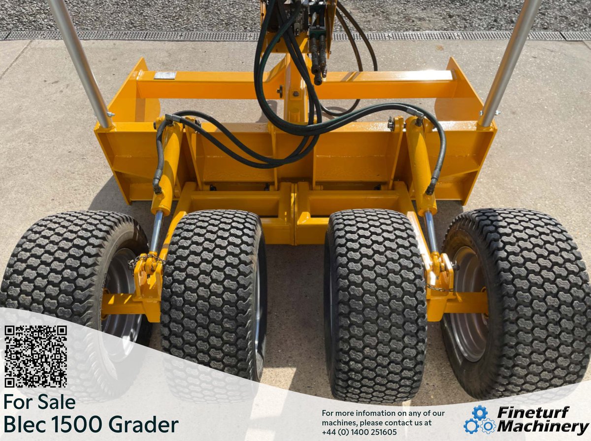 FTMachinery's tweet image. For Sale: Blec 1500 Grader     

Learn more about this machine: fine-turf.co.uk/groundcare-mac…

For more information contact us at +44 (0)1400 251605 #Blec #Forsale