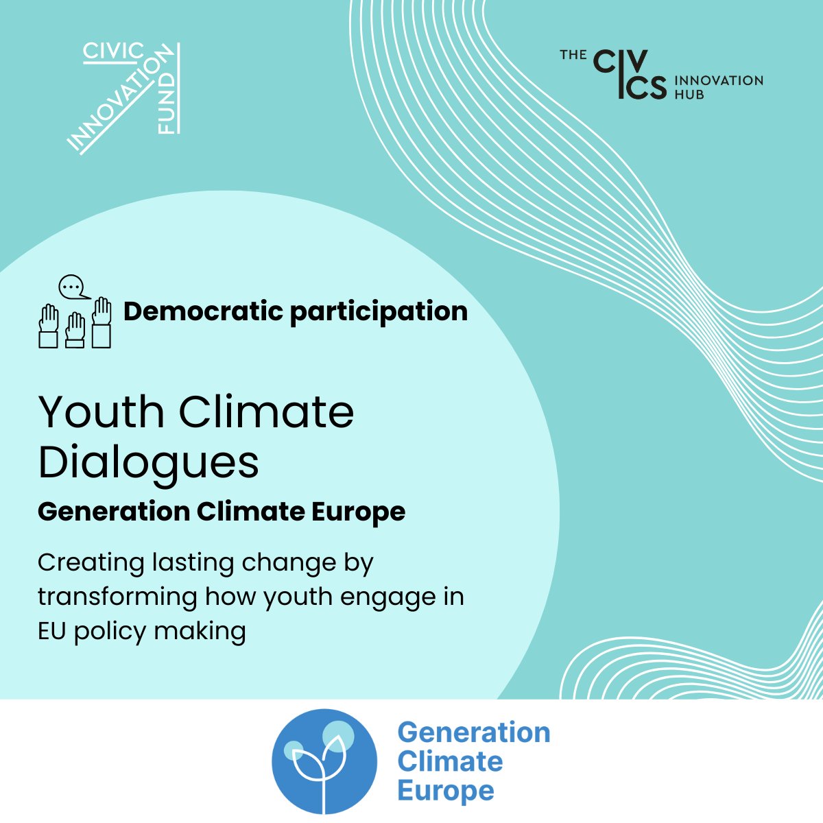 🌱 Meet another winner of the recent CIF call supported by <a href="/porticusglobal/">Porticus</a>  – the project “Youth Climate Dialogues” proposed by Generation Climate Europe, which will bring together young people and decision-makers to engage in EU policy, fostering co-creation.