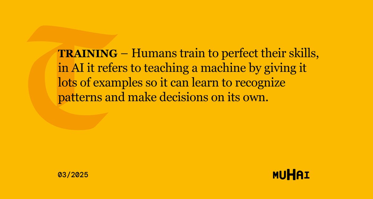 MUHAI project (@muhai_org) on Twitter photo It’s time for the last #WOTM and we decided to dedicate it to a very important word in AI and non-AI, especially for the many educators involved in MUHAI!
#researchEU
#EUeic
#eicaccelerator It’s time for the last #WOTM and we decided to dedicate it to a very important word in AI and non-AI, especially for the many educators involved in MUHAI!
#researchEU
#EUeic
#eicaccelerator