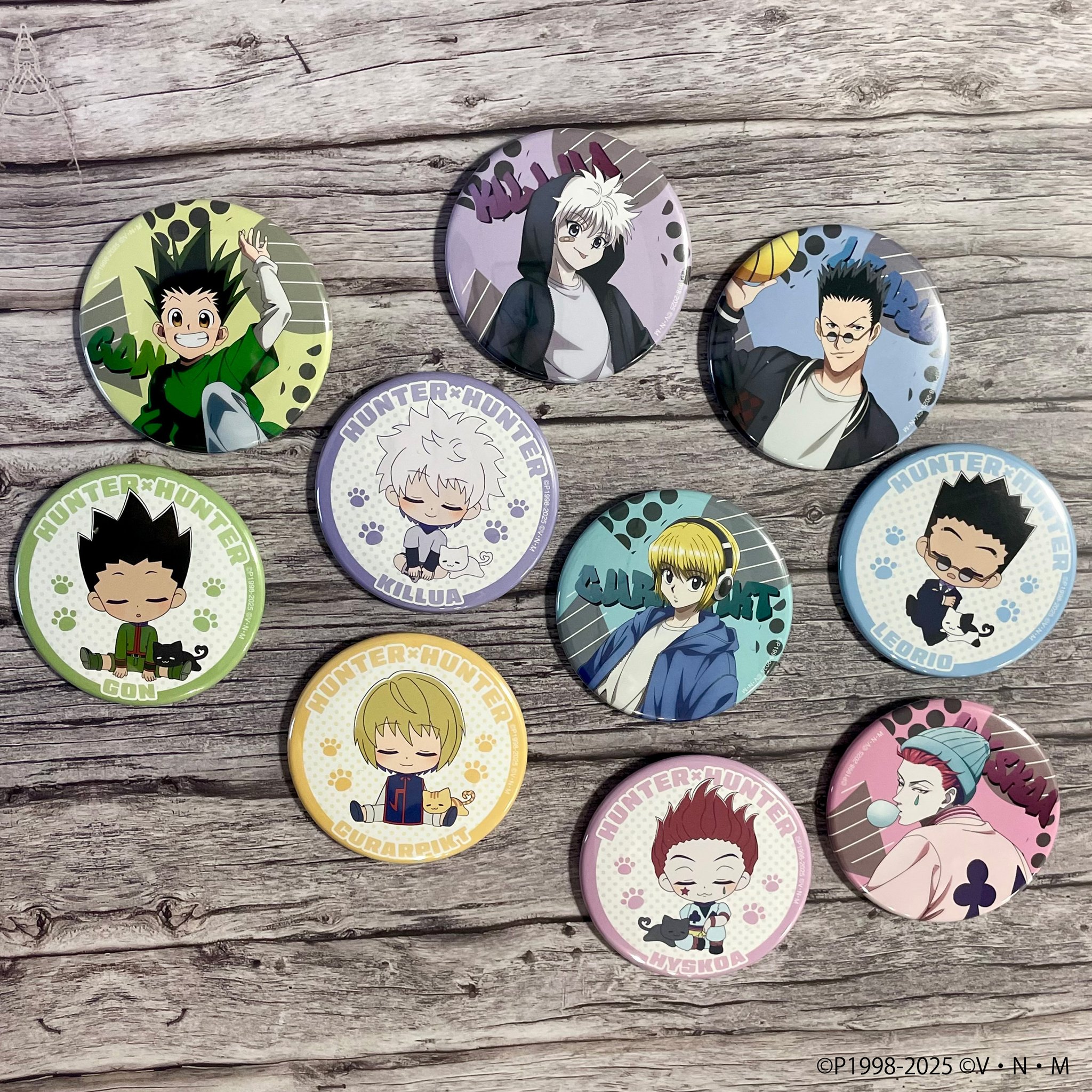 HUNTER×HUNTER 缶バッチ HUNTER×HUNTER』コレクション缶バッジ（全18種