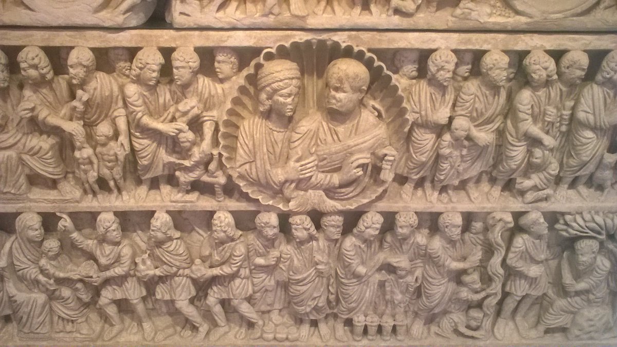 Late Roman sarcophagus, Arles Museum, from SAS Twitter Admin's photo albums