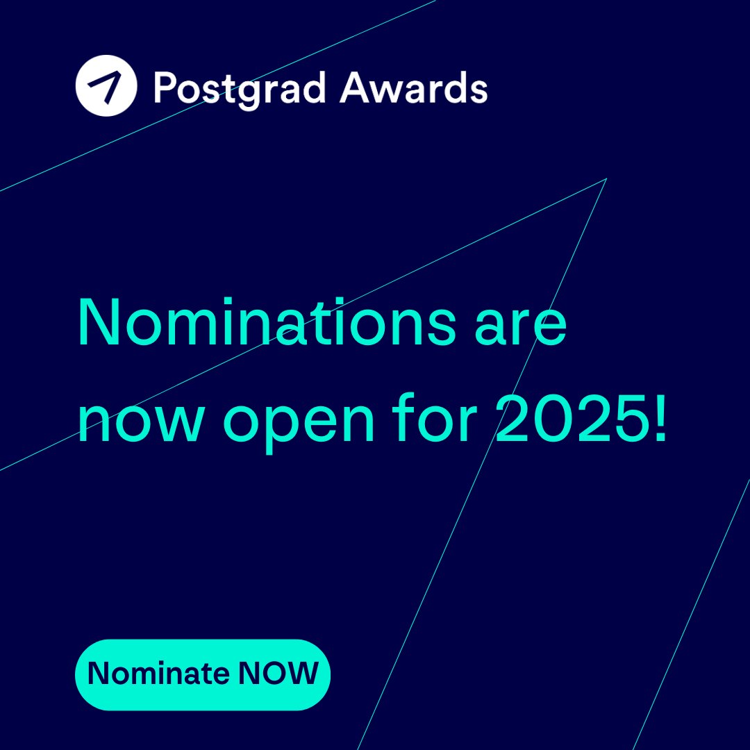 If you know someone who's made a real impact on the postgraduate community, the Postgrad Awards make it possible to give them the recognition they deserve!
 
Click below to find out more and send your nominations!

Nominate NOW: findamasters.com/events/awards/